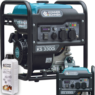 Elektrocentrála - Generátor výkonu KS 3300 Inverter 3,3 kW