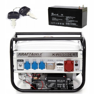 Elektrocentrála - Generátor výkonu KW6500 Generátor AKU Key