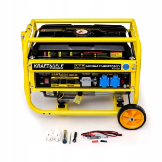 Elektrocentrála - VÝKONOVÝ GENERÁTOR Kraft&Dele KD125 3800W