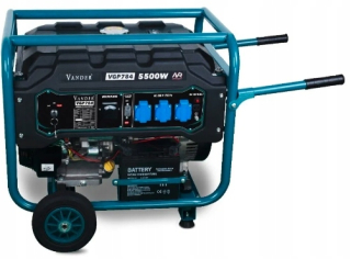 Kompresor - Generátor výkonu Vander VGP784 5500W 230V+kolesá