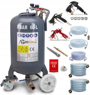 Omietací stroj - Tynkarka Pištoľ pištoľ 60 L povlaky