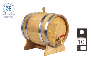 Antałek Oak Barrel 10L s certifikátom PZH + Freebies