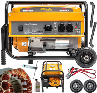 Elektrocentrála - Generátor energie 5.15 kw medený avr olej honda
