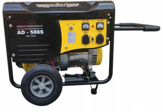 Elektrocentrála - Generátor výkonu Adler AD588 5,5 KW Štartér