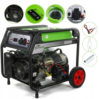 Elektrocentrála - Barracuda výkonný generátor 5,5 kW 230V 1F El