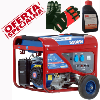 Elektrocentrála - Generátor energie Dedra degb6500k 5kW + Makita