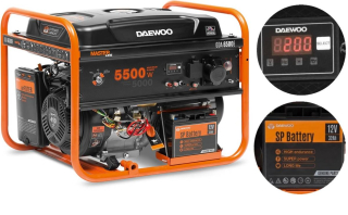 Elektrocentrála - Generátor benzínu Daewoo GDA 6500E.