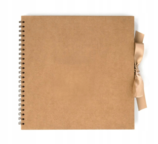 Špirálový album na zdobenie Kraft 305 x 305 35K