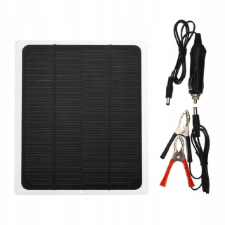 Almencla 12V 20W so solárnym panelom Car Car Aut Battery