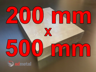 Hliník, hliníkový list 2 mm Pa9 7075 T651