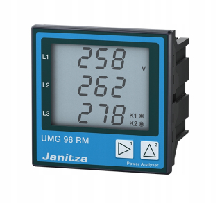 Analyzátor parametrov siete Janiza NAMG 96RM-E