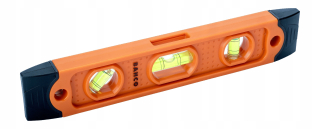 Vodováha - BAHCO 406T-225 Torpedo Level 228 mm 3 libelle