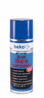 Beko profesionálne sprejové lepidlo v plastu a tkaninách