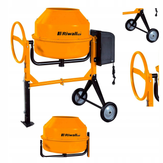 Miešačka na betón - Trolley brúska 200 kg Transport 2 Platformy