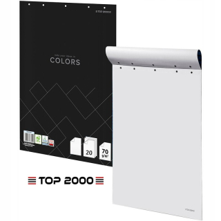 Flipchart Colors 64x90 cm hladké 20 kariet