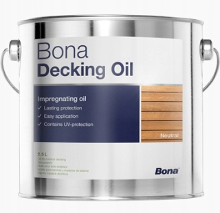 Impregnát na ochranu - Bona Danking Oil / Olej pre terasy bezfarebné 2,5 l