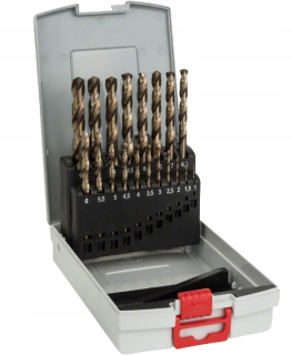 Vrták, zahlbovák - Bosch HSS-Co Metal Drive Set 19 El.