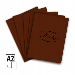 Brystol A2 Cardboard Brown 20 Ark 43x61cm Block Tech