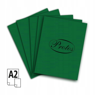 Brystol A2 Carton Dark -landed 20ark 43x61cm Blok