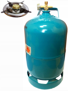 Plynová fľaša pre zváranie - Turistický valec 5 kg sporák kachle Ázia veľká