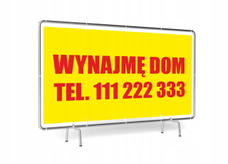 Reklamný banner - Vodotesná pizza reklamný stojan štipka