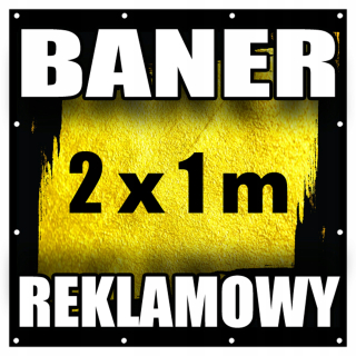 Reklamný banner - Reklamná bannerová dimenzia 100 cm x 200 cm