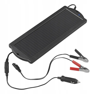 Solárna batéria 12V nabíjačka 1,5 W solárne + káble