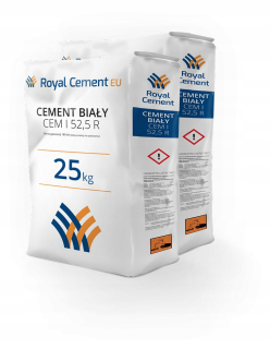 Biely cement CEM a 52,5R 25 kg