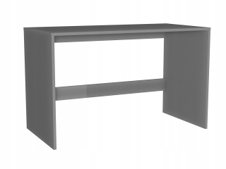 Kancelársky písací stôl - Bono Desk 120x60 cm Šedý stôl jednoduchý, kancelária