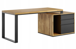 Kancelársky písací stôl - Modern Loft Loft Loft Desk Solid Cytle