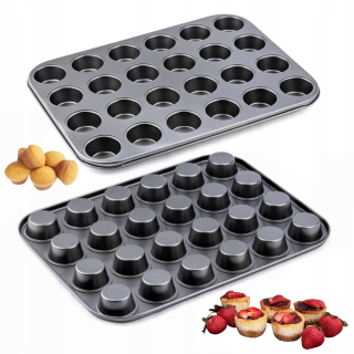 Forma plechu pre mini muffiny 24 hniezda