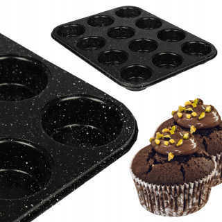 Plech na pečenie na pečenie muffin muffiny 12 ks
