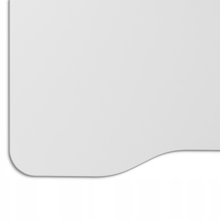Kancelársky písací stôl - Universal Desk Top 158x80x1,8 cm biely ergo