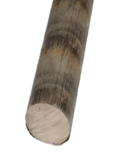 Hnedé bronzové valčeky FI 16 mm L = 180 mm ba1032