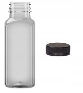 Boxy na jedlo a nápoje - Plastové fľaše s 500 ml orechom - 108 ks