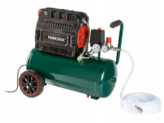 Kompresor - Parkside psko24a1 24 l 10 bar+hadica