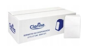 Servítky - Clarina servítka Strhkina pre Dispenser 2000 PC.