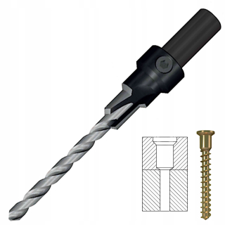Vrták, zahlbovák - CMT vŕtačka pre jam 7,0 x 50 mm 515,050.31