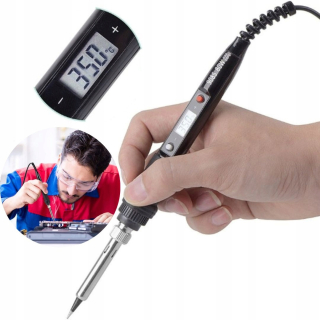 Digitálne spájkovanie železa s nastaviteľnou teplotou 80 W