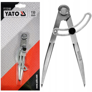 Sledovanie kompasu s nastavením oblúka 150 mm yato