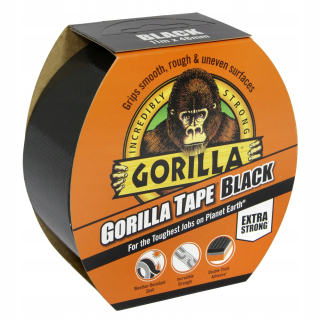 Čierna gorilla páska 11m Supermoca Gaffer Tape