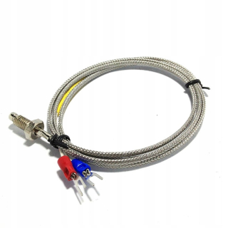 Teplotný senzor PT100 m6 PID sonda 3 m