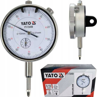Hodinový senzor pre 0-10 mm statív presný 0,01 mm