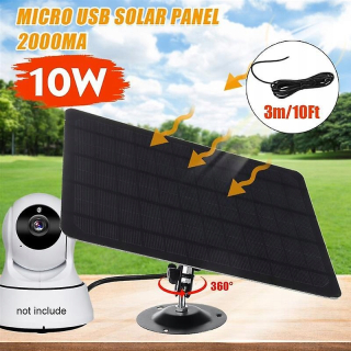 Fotoaparát solárny panel IP67 nepremokavý 10W