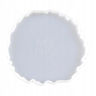 Coaster Tray Resin Cast Silikone Mat pre šálky formulár 5