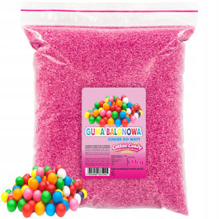 Stroj na cukrovú vatu - Bavlnená cukrová farebná ochutená guma 1 kg