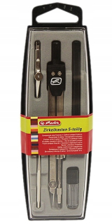 Herlitz School Compass set 5 dielov čiernych