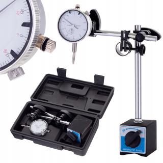 Hodinový snímač 0,01 mm magnetický statív