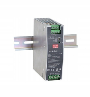 DDR-240B-48 DC/DC prevodník pre DIN Rail z štandardov