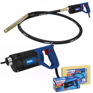 Vibrátor na betón - Dedra Ded7630 Buława Vibrator Concette 1200W Snake 2,5 m